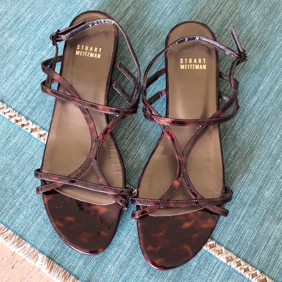 Stuart Weitzman Shoes - Stuart Weitzman • Cognac Sandals